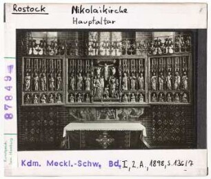 Rostock: St. Nikolai, Hauptaltar