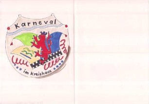 Entwurf eines Karnevalsordens "Karneval im Kreishaus 2007"