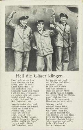 Hell die Gläser klingen..