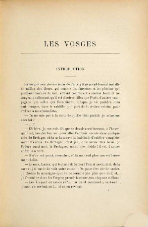 Les Vosges : Les Montagnes de France. Ouvrage orné de 160 dessins inédits de l'auteur