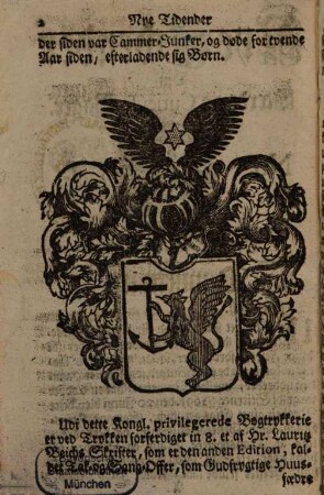 Nye tidender om laerde og curieuse sager. 1727