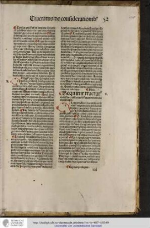 Sequitur tractatus eiusdem de considerationibus quas debet habere princeps.