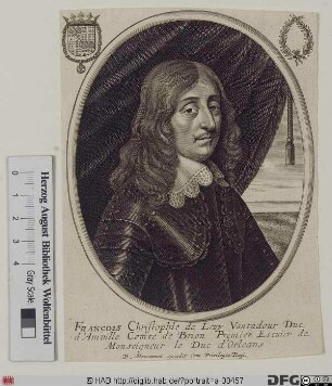 Bildnis François-Christophe de Lévis Ventadour Anville, comte de Brion, duc d'