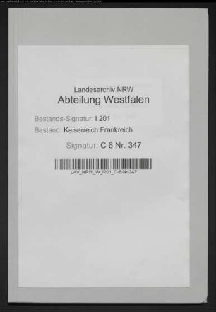 Verkauf einer Wiese, Wesselmathe gt., Gemeinde Metelen, Bernh. Georg Huesker, Maire in Metelen (Nr. 1397).