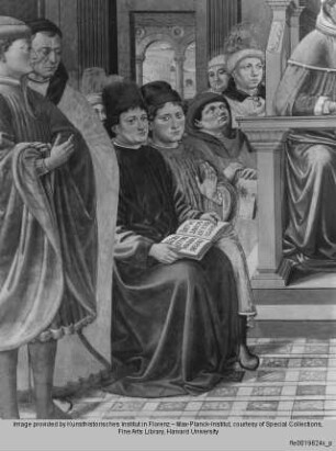 Fresken der Chorkapelle : Vita des heiligen Augustinus : Der heilige Augustinus lehrt Rhetorik in Rom