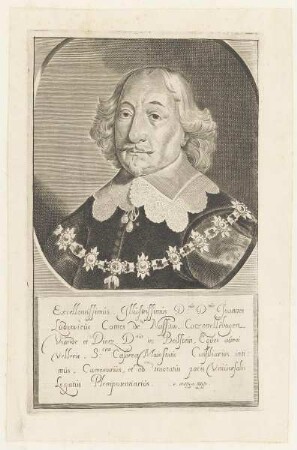 Bildnis des Joannes Ludovicus de Nassau