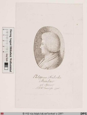 Bildnis Philippina Friederika Staudner, geb. Spoerer