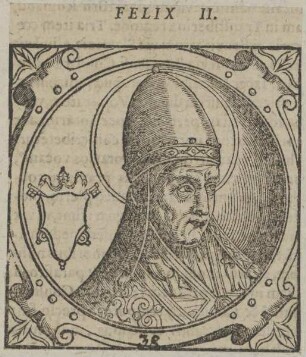 Bildnis von Papst Felix II.