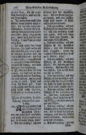 Vom Sterben, Auferstehung, ewigen Tod und Leben