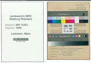 Entnazifizierung Maria Lackmann , geb. 21.02.1917 (Lehrerin)