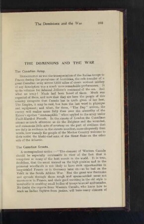 The Dominions and the War