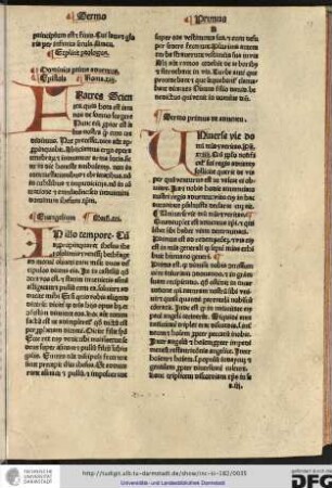 Dominica prima adventus.