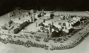 Dresden: Stadtmodell (Stadtkern) 1961