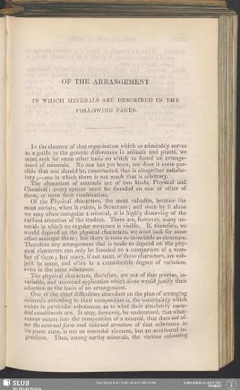 Of The Arrangement In Which Minerals Are Described In The Following Pages