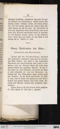 Georg Glockenthon, der Elter