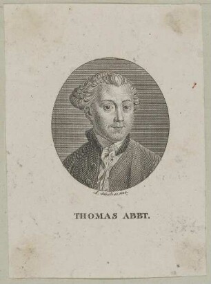 Bildnis des Thomas Abbt (1738-1766)
