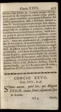 Concio XXVII.