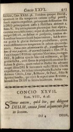 Concio XXVII.