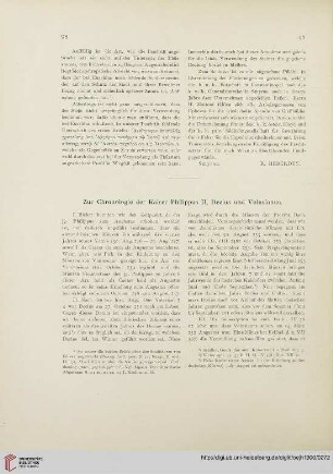 3.1900: Zur Chronologie der Kaiser Philippus II, Decius und Volusianus