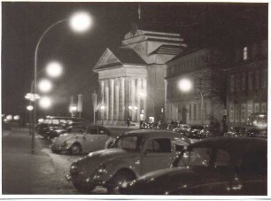 Landestheater bei Nacht. Detmold. Rosental