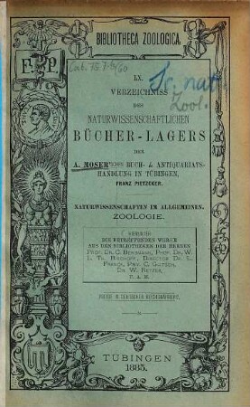 Katalog. 60. 1885