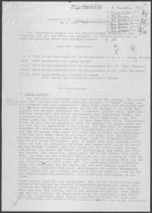Künzelsau mit Gaisbach, Garnberg, Künsbach, Morsbach, Scheurachshof, Amrichshausen und Nagelsberg: Inspektionsbericht 1959