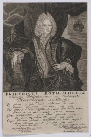 Bildnis des Fridericus Roth-Scholtz