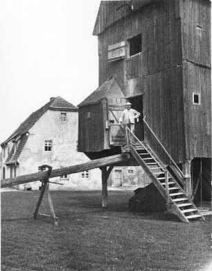 Bockelwitz-Leuterwitz. Bockmühle, Teilansicht, Repro