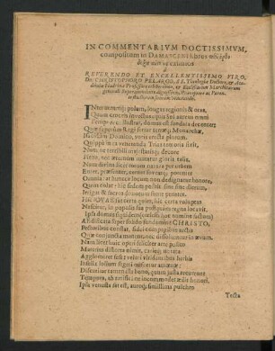 In Commentarium Doctissimum, compositum in Damascensi libros ...