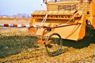 Messrad für Fahrgeschwindigkeit am Bremsfahrzeug Tatra 813