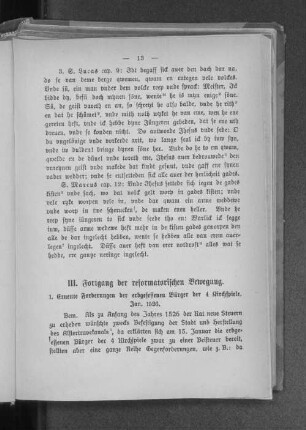 III. Fortgang der reformatorischen Bewegung.