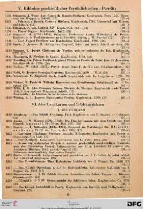 VI. Alte Landkarten und Städteansichten (Nr. 1849-2060)