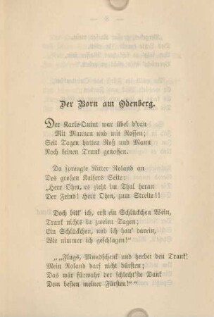 Der Born am Odenberg.