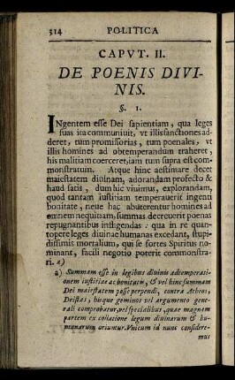 Caput II. De Poenis Divinis.