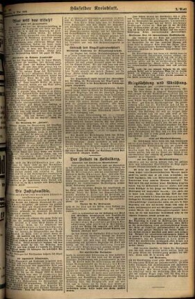 Zweite Ausgabe vom Dienstag, den 08. Mai 1928.