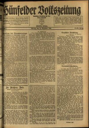 Ausgabe vom Montag, den 13. Dezember 1920.