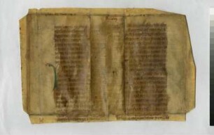Vita Remigii episcopi Remensis cap. 20-23 : Hinkmar von Reims: Vita Remigii episcopi Remensis. Cap. 20 & 21, Vorderseite (mit Initiale P). Dresden: SLUB Mscr.Dresd.App.147