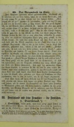 III. Deutschland und seine Bewohner - die Deutschen