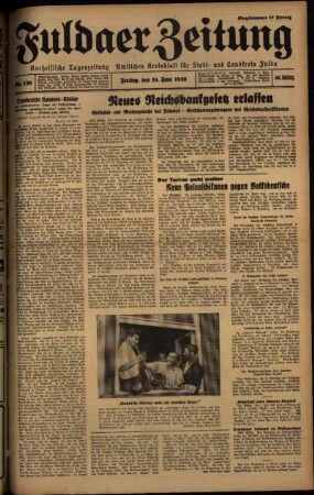 Ausgabe vom Freitag, den 16. Juni 1939.