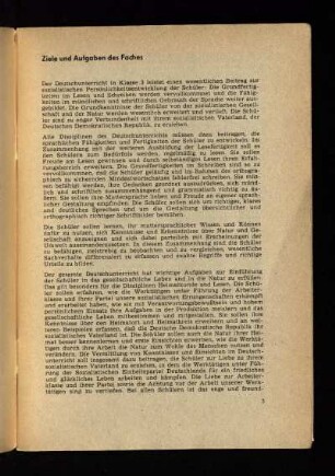 Ziele und Aufgaben des Faches