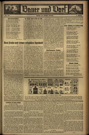 Zweite Ausgabe vom Freitag, den 05. Oktober 1934.