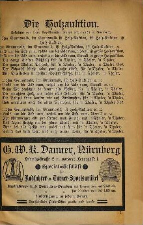 Fürther Kirchweih-Vetter 1892