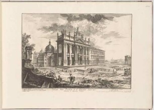 Veduta della Basilica di S. Giovanni Laterano (Ansicht von S. Giovanni in Laterano), aus der Folge "Vedute di Roma"