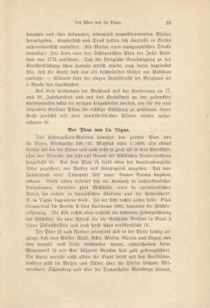 Der Plan von La Vigne