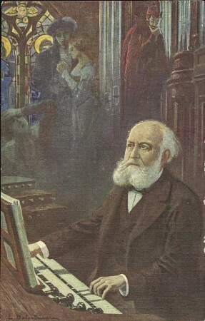 C. Gounod composing „Faust“ [R]