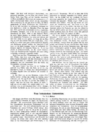Zum botanischen Unterrichte