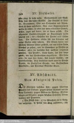 XV. Abschnitt. Vom Königreich Polen
