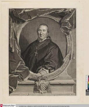 R.mus D. Dominus Andochius Pernot Abbas Generalis Cistercii [Andoche Pernot des Crots, Zisterziensergeneralabt]