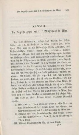 579-596 Die Angriffe gegen das k.k. Waisenhaus in Wien