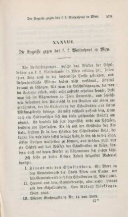 579-596 Die Angriffe gegen das k.k. Waisenhaus in Wien